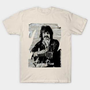 John Prine 80s Vintage Old Poster T-Shirt